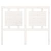 vidaXL Bed Headboard White 125.5x4x100 cm Solid Pine Wood