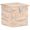 vidaXL Chest 40x40x40 cm Solid Acacia Wood