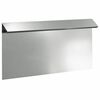 vidaXL Snail Fence 50 x 3.5 x 25 cm Galvanised Steel Silver