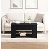 vidaXL Coffee Table Black Oak 79 x 49 x 41 cm Engineered Wood