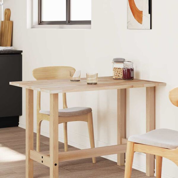 vidaXL Table Top Rectangular 120x70x2 cm Solid Wood Acacia