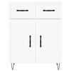 vidaXL Highboard White 69.5x34x180 cm Engineered Wood