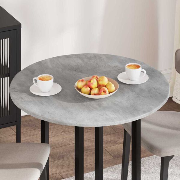 vidaXL Table Top Concrete grey 80 x 80 x 1.5 cm Engineered Wood