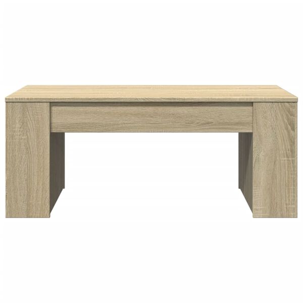 vidaXL Coffee Table Sonoma Oak 102x55x42 cm Engineered Wood