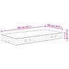 vidaXL Pocket Spring Mattress Medium Firm 100x200 cm