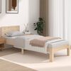 vidaXL Bed Frame without Mattress 75x190cm Small Single