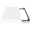 vidaXL Floating Wall Shelf White 80x23.5x3.8 cm MDF