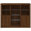 vidaXL Sideboards with LED Lights 3 pcs Brown Oak Engineered Wood