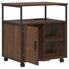 vidaXL Office Cabinet with Charging Station Brown oak 61 x 46 x 67 cm