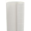 vidaXL Garden Fence Double-Sided White 1.8x5 m PVC