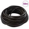 vidaXL Leather Cord Dark Brown &Oslash;5 mm x 50 m Leather