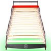 vidaXL Children's LED Race Car Bed 90x200 cm Red