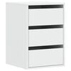 vidaXL Corner Chest of Drawers White 40x41x58 cm Engineered Wood