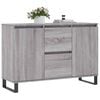 vidaXL Sideboard Grey Sonoma 101.5x35x70 cm Engineered Wood