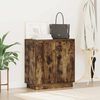 vidaXL LED Sideboard Smoked Oak 71 x 34.5 x 75 cm Engineered Wood