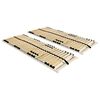 vidaXL Bed Slatted Base | Natural Beech and Birch