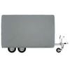 vidaXL Horse Trailer Cover Grey 396x178x250 cm Non-woven Fabric