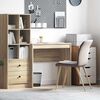 vidaXL Desk Sonoma oak 80 x 40 x 76 cm Engineered wood