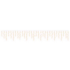 vidaXL Curtain Lights 210 LEDs Warm White 500 x 72 cm