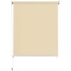 vidaXL Outdoor Roller Blind Cream 80x230 cm HDPE