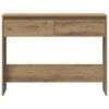 vidaXL Console Table Artisan Oak 100x35x76.5 cm Engineered Wood
