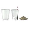 LECHUZA Planter MINI DELTINI ALL-IN-ONE White