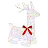 vidaXL 3D Christmas Reindeer LOVIISA 140 LEDs Multicolour