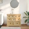 vidaXL Chest of Drawers Corona 101x45x82 cm Solid Wood Pine