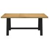 vidaXL Dining Table NOAIN A-Shaped Legs 180x90x75 cm Solid Wood Pine