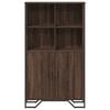 vidaXL Highboard Brown Oak 79.5x35.5x137.5 cm Engineered wood