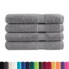 vidaXL Premium Towels "SOLUND" 4 pcs Grey 100x200 cm 600 gsm