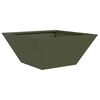 vidaXL Garden Planter 5 pcs Olive Green 35 x 35 x 15 cm