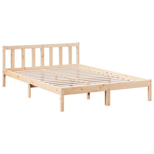 vidaXL Extra Long Bed Frame without Mattress 160x220 cm Solid Wood Pine