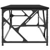 vidaXL Coffee Table Black 100x50x40 cm Engineered Wood