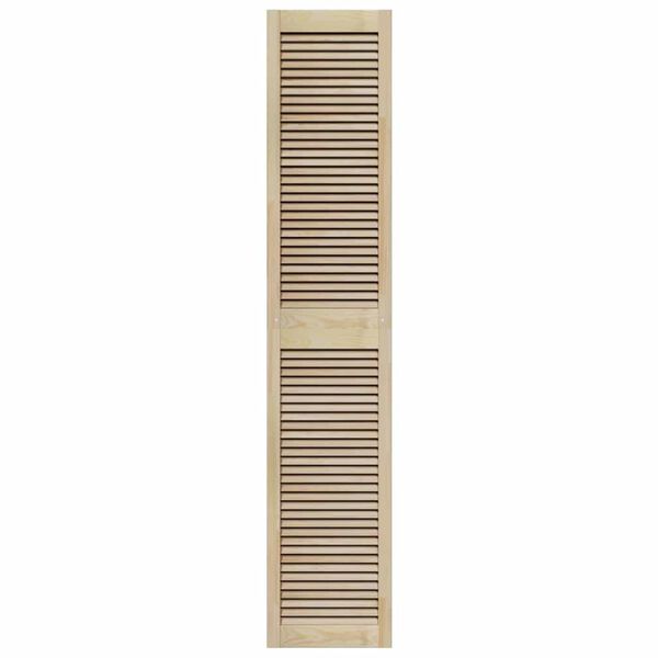 vidaXL Cabinet Door Natural 201 x 2.1 x 39.5 cm Solid Pine Wood