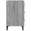 vidaXL Bedside Cabinet Grey Sonoma 40x40x66 cm Engineered Wood