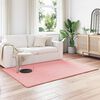 vidaXL Faux Rabbit Fur Rug Olite Pink 120 x 170 cm Polyester