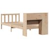 vidaXL Bookcase Bed without Mattress 90x200 cm Solid Wood Pine