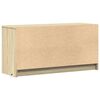 vidaXL TV Cabinet with LED Sonoma Oak 100x34x50 cm Engineered Wood