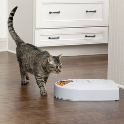 PetSafe Pet Feeder for 5 Meals Eatwell with Timer Grey