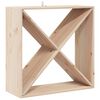 vidaXL Wine Rack 4 pcs Natural 62 x 25 x 62 cm Solid Pine Wood