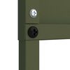 vidaXL Garden Privacy Screen Olive green 50 x 140 cm Cold-rolled steel