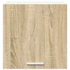 vidaXL Hanging Cabinet with Door Sonoma Oak and White 40 x 31 x 40 cm