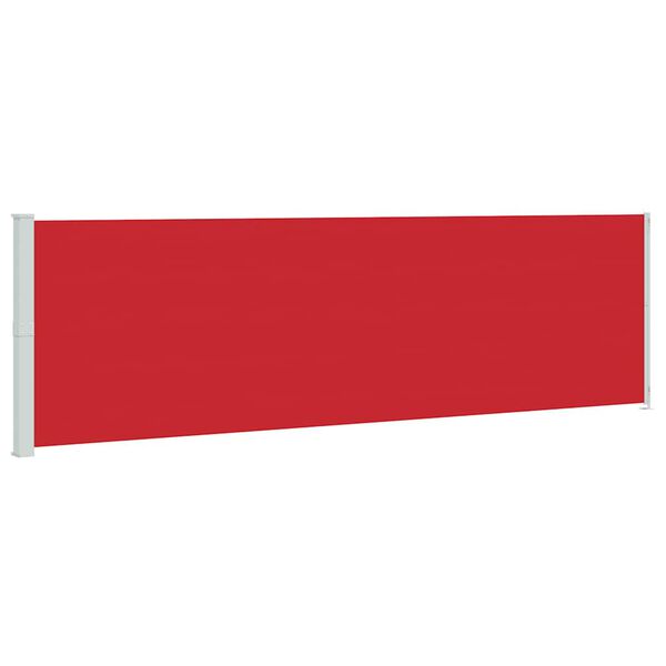vidaXL Patio Retractable Side Awning 180x600 cm Red