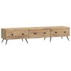 vidaXL TV Cabinet Artisan Oak 147 x 34.5 x 30 cm Engineered Wood