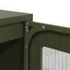 vidaXL Highboard Olive Green 68x39x123 cm Steel