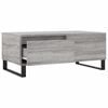 vidaXL Coffee Table Grey Sonoma 90x50x36.5 cm Engineered Wood