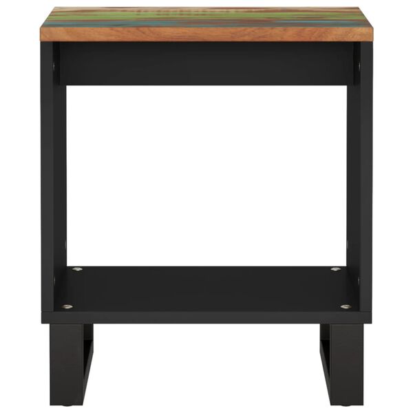 vidaXL Coffee Table 40x31x46 cm Solid Wood Reclaimed&Engineered Wood