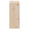 vidaXL Wine Rack 2 pcs Natural 62 x 25 x 62 cm Solid Pine Wood