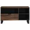 vidaXL TV Units with Drawer Walnut 80 x 33 x 46 cm Engineered wood